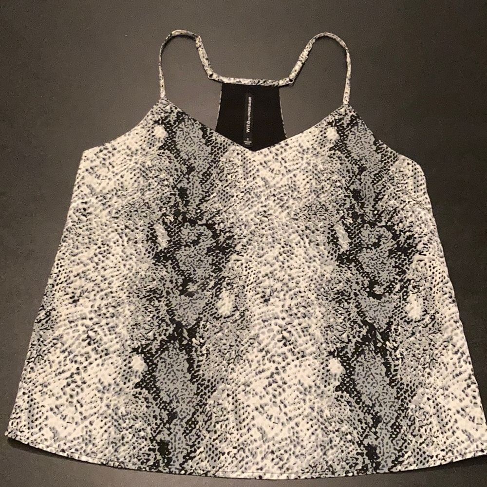 Like New W118 by Walter Baker Top-Snake Skin Print